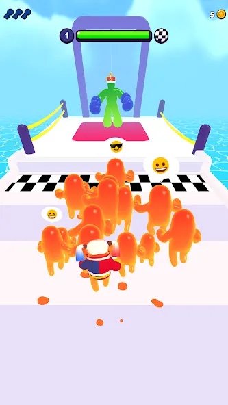 Join Blob Clash 3D: Mob Runner (Джойн Блоб Клаш 3D) [МОД: Бесконечные деньги, Монеты и Мега MOD] Screenshot 5