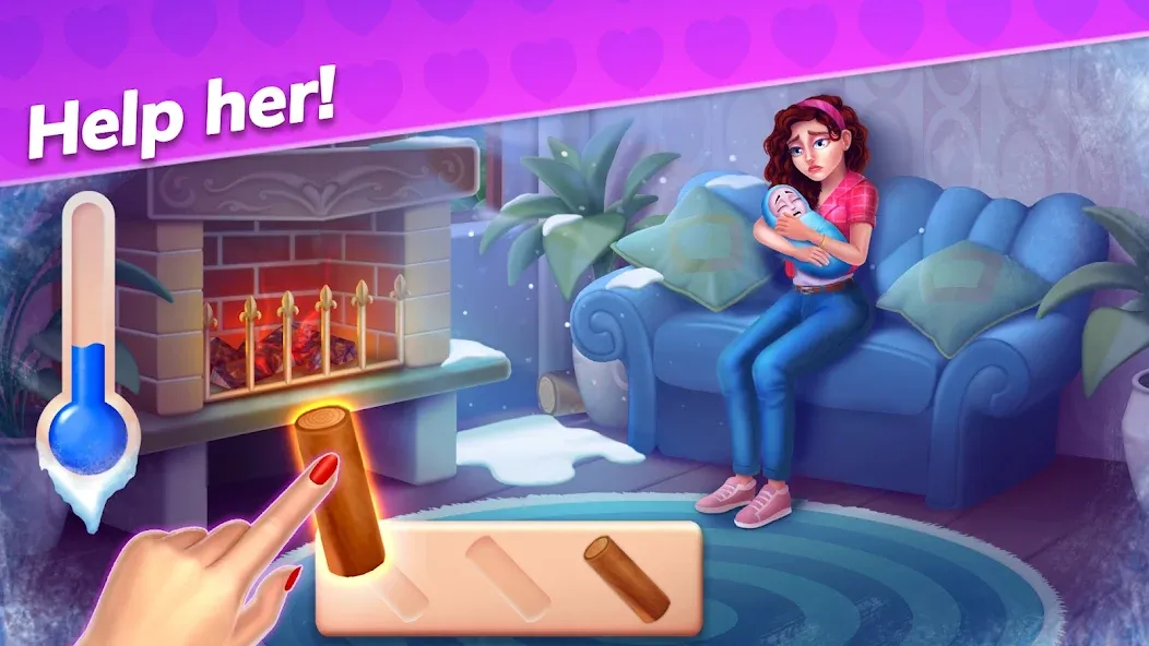 Emma's Mansion: Design & Match [МОД: Бесконечные деньги, Монеты и Мега MOD] Screenshot 2