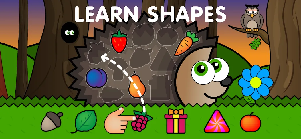 Easy games for kids 2,3,4 year [МОД: Много монет, Открытые уровни и Мега MOD] Screenshot 1