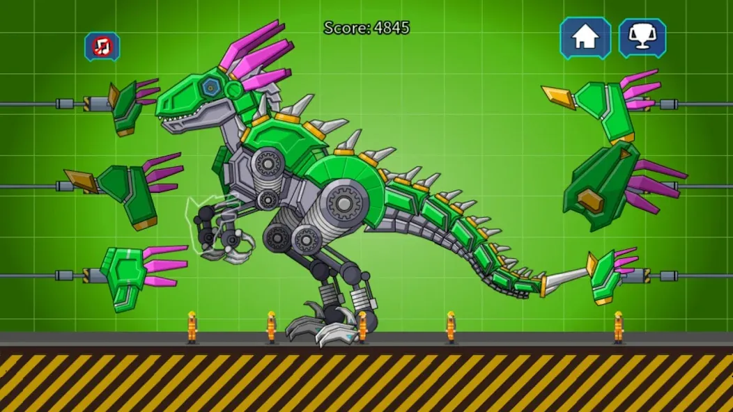 Velociraptor Rex Dino Robot (Велоцираптор Рекс Дино Робот) [МОД: Меню, Бесконечные монеты и Открытые уровни] Screenshot 1