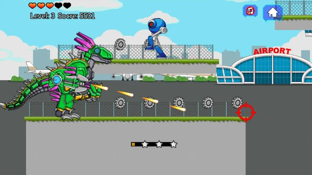 Velociraptor Rex Dino Robot (Велоцираптор Рекс Дино Робот) [МОД: Меню, Бесконечные монеты и Открытые уровни] Screenshot 2