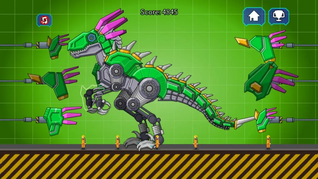 Velociraptor Rex Dino Robot (Велоцираптор Рекс Дино Робот) [МОД: Меню, Бесконечные монеты и Открытые уровни] Screenshot 5