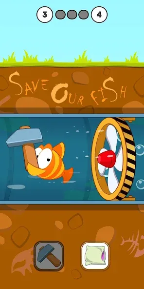 Neptune vs Mermaid: Fish Prank (Нептун против Русалки) [МОД: Много денег, Монет и Все открыто] Screenshot 2