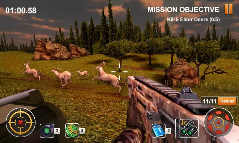 Hunting Safari 3D [МОД: Бесконечные деньги, Монеты и Мега MOD] Screenshot 1