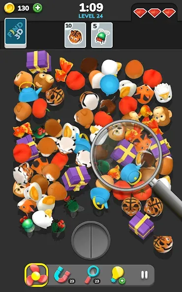 Find 3D - Match 3D Items (Файнд 3Д) [МОД: Бесконечные деньги, Монеты и Мега MOD] Screenshot 3