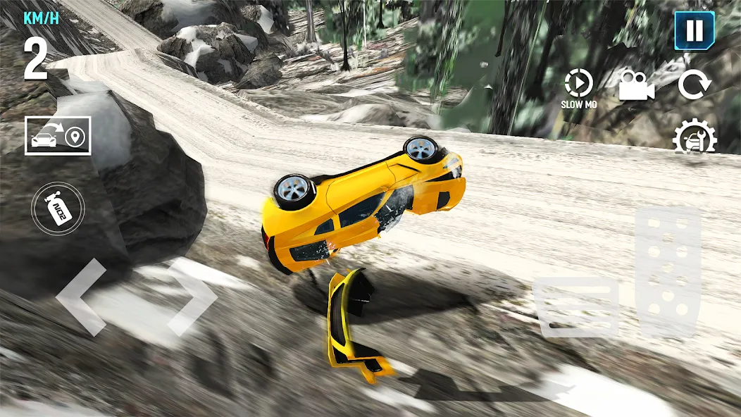 Mega Car Crash Simulator (Мега Кар Краш Симулятор) [МОД: Меню, Бесконечные монеты и Открытые уровни] Screenshot 4