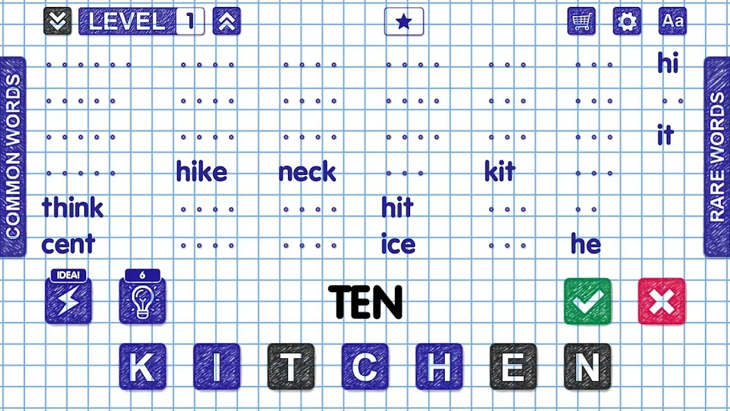 Word Games [МОД: Меню, Бесконечные монеты и Открытые уровни] Screenshot 3