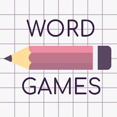 Скачать Word Games [МОД: Меню, Бесконечные монеты и Открытые уровни] | Взлом Word Games на Андроид