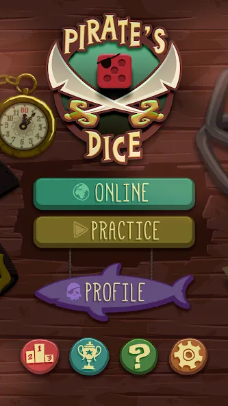Pirate's Dice [МОД: Все открыто, Дополнительные деньги и Меню MOD] Screenshot 1