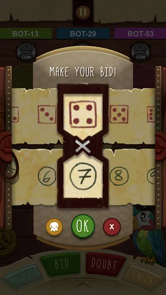 Pirate's Dice [МОД: Все открыто, Дополнительные деньги и Меню MOD] Screenshot 2