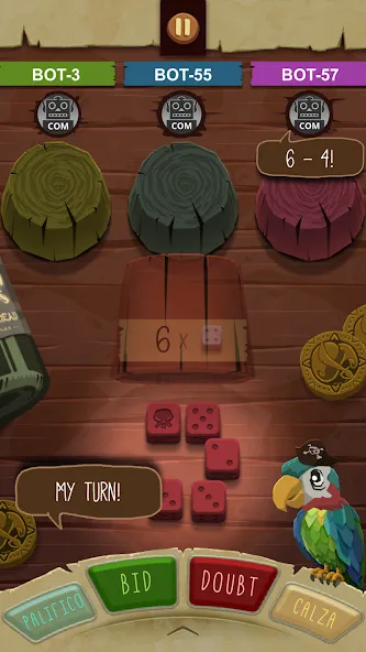 Pirate's Dice [МОД: Все открыто, Дополнительные деньги и Меню MOD] Screenshot 3