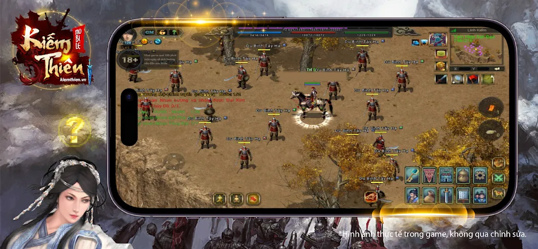 Kiếm Thiên Mobile [МОД: Все открыто, Дополнительные деньги и Меню MOD] Screenshot 1