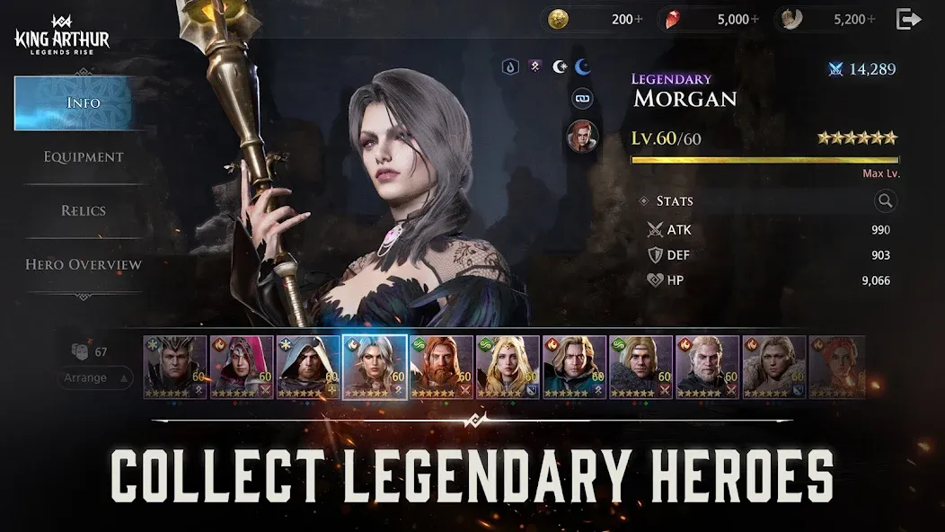 King Arthur: Legends Rise (Кинг Артур) [МОД: Бесконечные деньги, Монеты и Мега MOD] Screenshot 3