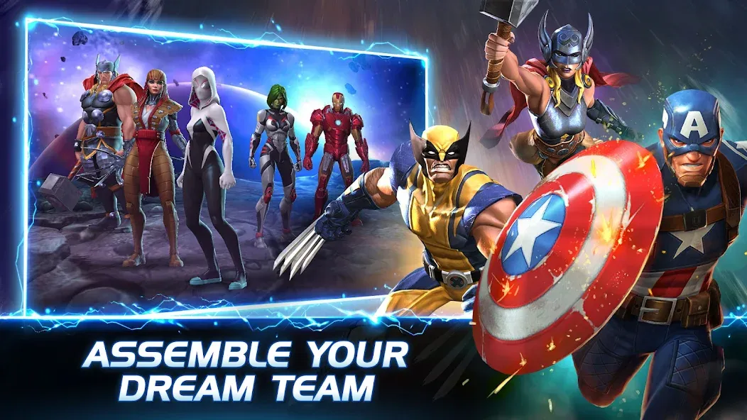 Marvel Contest of Champions (Марвел Соревнование Чемпионов) [МОД: Все открыто, Дополнительные деньги и Меню MOD] Screenshot 3