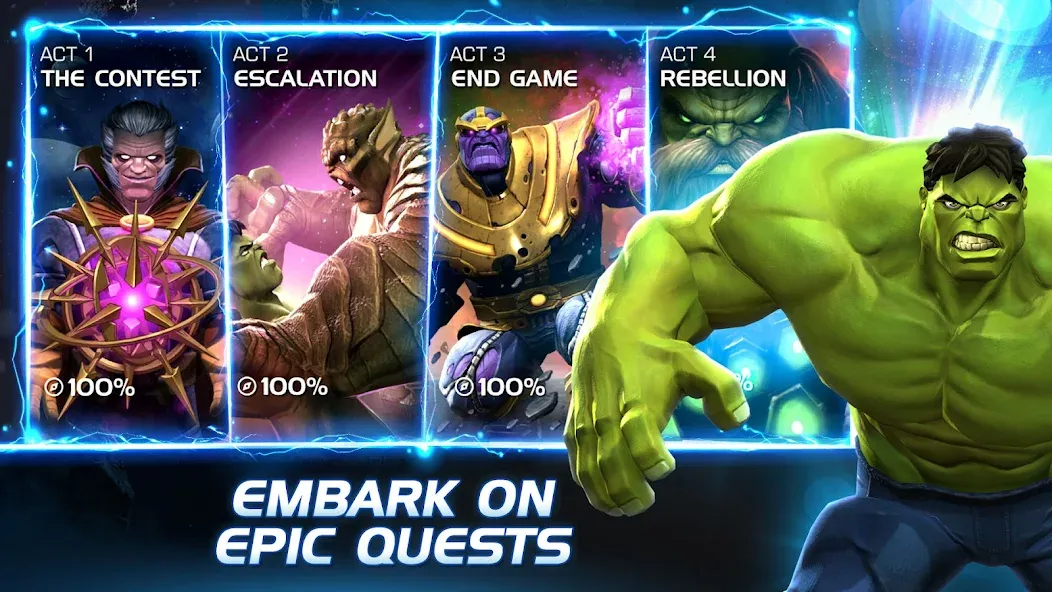 Marvel Contest of Champions (Марвел Соревнование Чемпионов) [МОД: Все открыто, Дополнительные деньги и Меню MOD] Screenshot 4