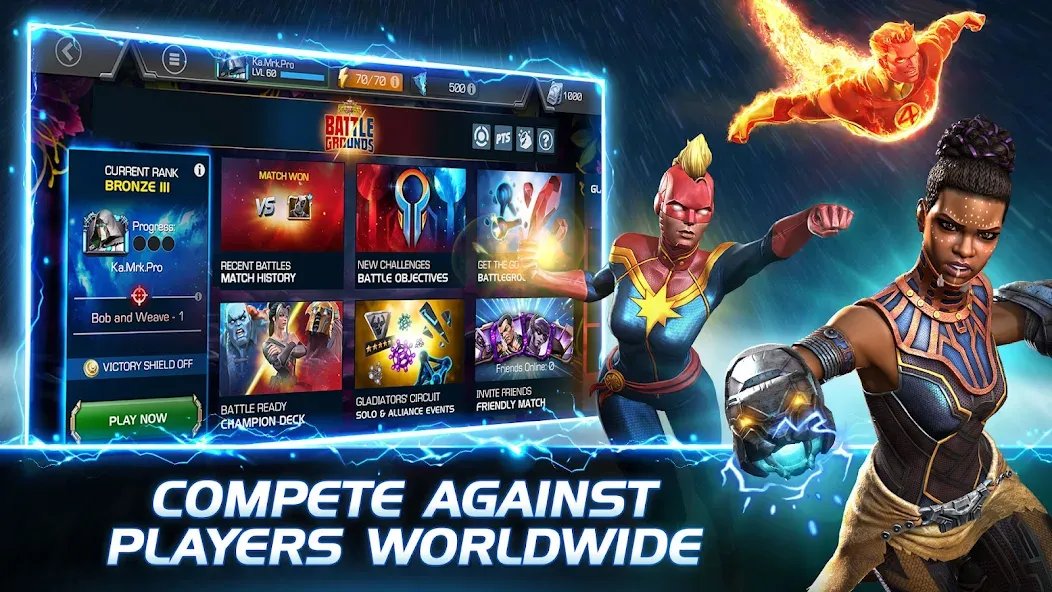 Marvel Contest of Champions (Марвел Соревнование Чемпионов) [МОД: Все открыто, Дополнительные деньги и Меню MOD] Screenshot 5