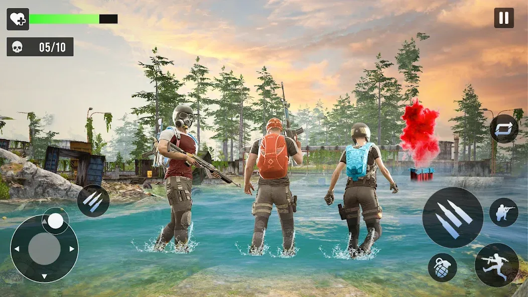Gun Games - FPS Shooting Games (ФПС офлайн игры по стрельбе из пистолета) [МОД: Много монет, Открытые уровни и Мега MOD] Screenshot 4
