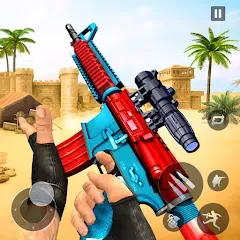 Скачать Gun Games - FPS Shooting Games (ФПС офлайн игры по стрельбе из пистолета) [МОД: Много монет, Открытые уровни и Мега MOD] | Взлом Gun Games - FPS Shooting Games на Андроид