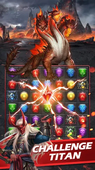 MythWars & Puzzles: RPG Match3 [МОД: Бесконечные деньги, Монеты и Мега MOD] Screenshot 2