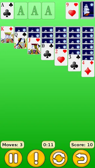Solitaire [МОД: Много денег, Монет и Все открыто] Screenshot 1