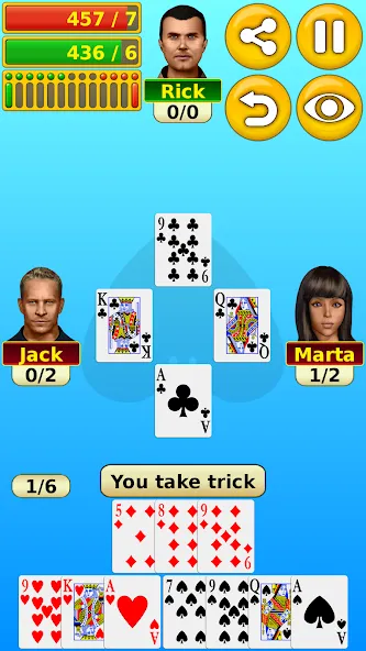 Spades [МОД: Деньги, Монеты и Меню MOD] Screenshot 2