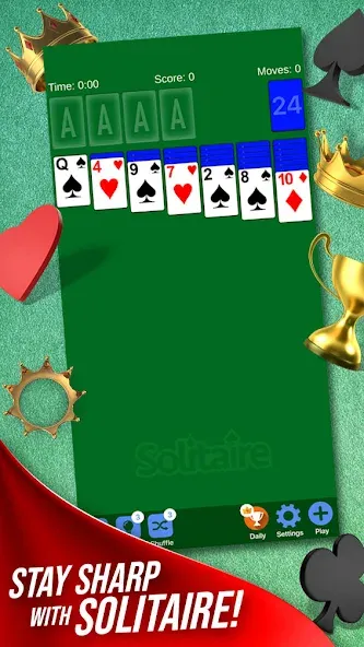 Solitaire + Card Game by Zynga [МОД: Много денег, Монет и Все открыто] Screenshot 1