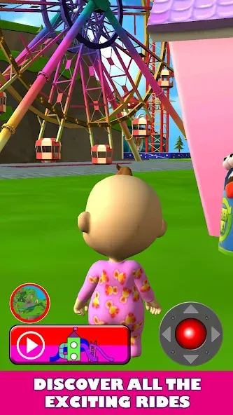 Talking Babsy Baby [МОД: Меню, Бесконечные монеты и Открытые уровни] Screenshot 3
