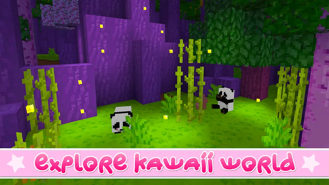Kawaii World - Craft and Build (Кавайи Ворлд) [МОД: Все открыто, Дополнительные деньги и Меню MOD] Screenshot 3