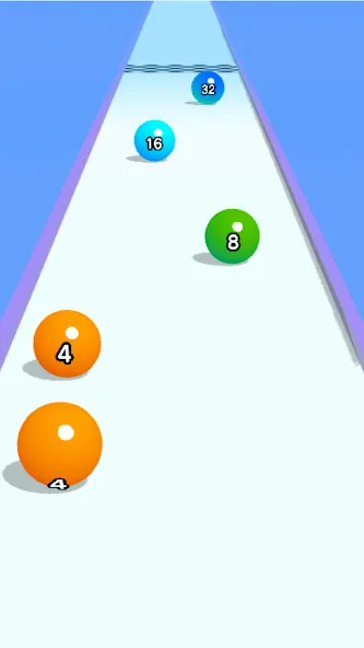 Ball Run 2048: merge number (Бол Ран 2048) [МОД: Много денег, Монет и Все открыто] Screenshot 1