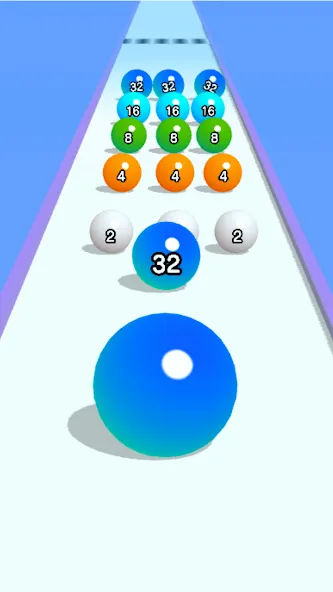 Ball Run 2048: merge number (Бол Ран 2048) [МОД: Много денег, Монет и Все открыто] Screenshot 3