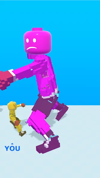 Block Fighter: Boxing Battle (Блок Файтер) [МОД: Бесконечные деньги, Монеты и Мега MOD] Screenshot 4