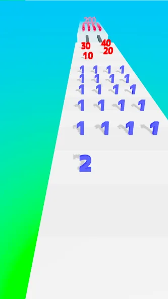 Number Master: Run and merge (Намбер Мастер) [МОД: Деньги, Монеты и Меню MOD] Screenshot 1