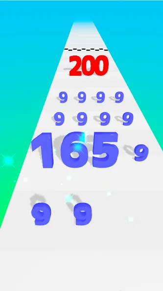Number Master: Run and merge (Намбер Мастер) [МОД: Деньги, Монеты и Меню MOD] Screenshot 4