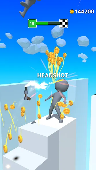 Gun Sprint (Ган Спринт) [МОД: Много денег, Монет и Все открыто] Screenshot 3