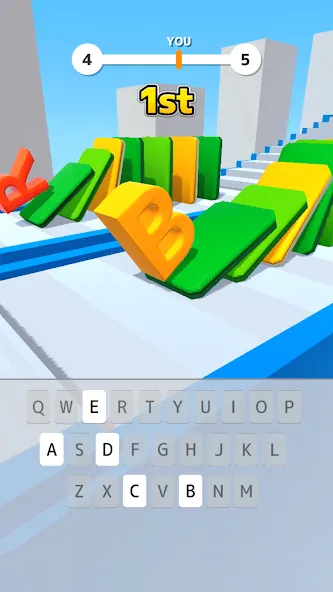 Type Spin: alphabet run game (Тайп Спин) [МОД: Много монет, Открытые уровни и Мега MOD] Screenshot 1