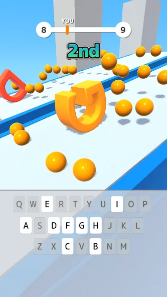 Type Spin: alphabet run game (Тайп Спин) [МОД: Много монет, Открытые уровни и Мега MOD] Screenshot 3