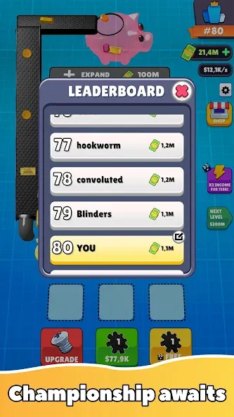 Gear Clicker (Гир Кликер) [МОД: Бесконечные деньги, Монеты и Мега MOD] Screenshot 3