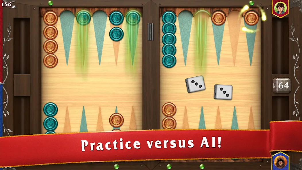 Backgammon Masters [МОД: Бесконечные деньги, Монеты и Мега MOD] Screenshot 3