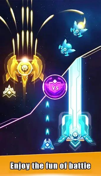 Galaxy Attack - space shooting (Гэлакси Атак) [МОД: Меню, Бесконечные монеты и Открытые уровни] Screenshot 3