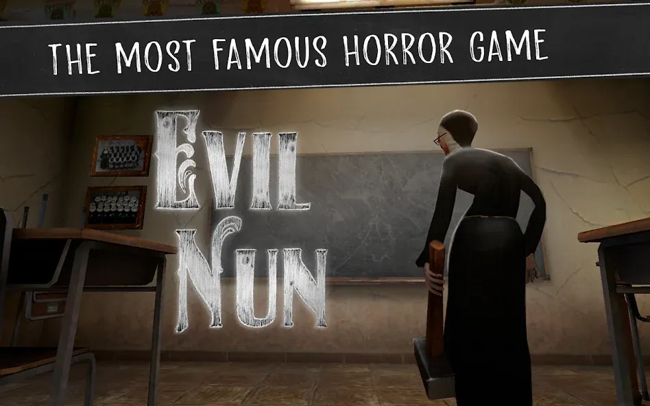 Evil Nun: Horror at School (Ивил Нан) [МОД: Все открыто, Дополнительные деньги и Меню MOD] Screenshot 1