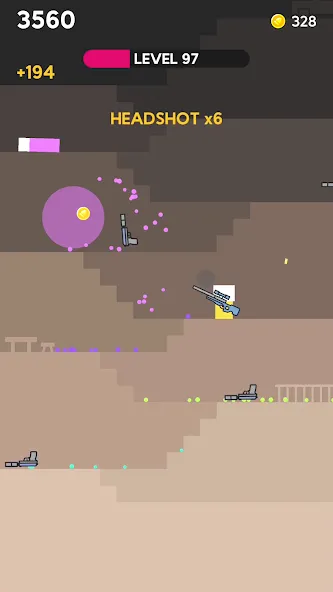 Mr Gun (Мистер Ган) [МОД: Много монет, Открытые уровни и Мега MOD] Screenshot 3