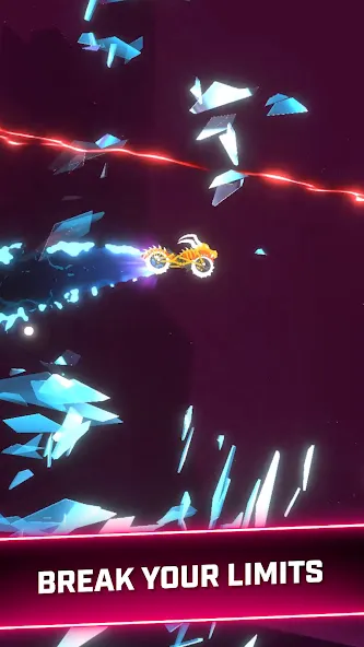 Rider Worlds - Neon Bike Races (Райдер Ворлдс) [МОД: Много монет, Открытые уровни и Мега MOD] Screenshot 1