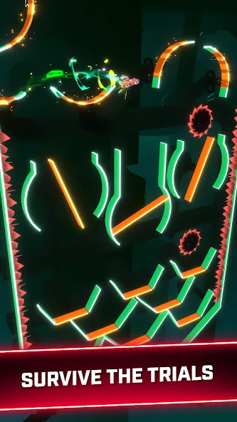 Rider Worlds - Neon Bike Races (Райдер Ворлдс) [МОД: Много монет, Открытые уровни и Мега MOD] Screenshot 2