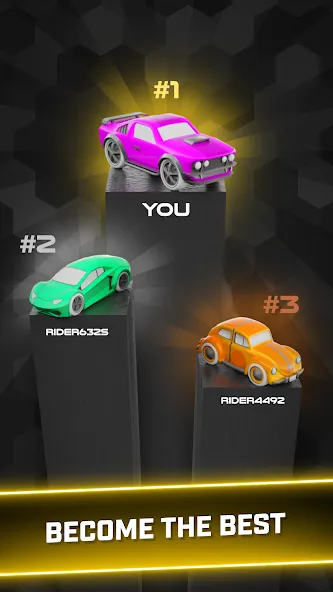 Rider Worlds - Neon Bike Races (Райдер Ворлдс) [МОД: Много монет, Открытые уровни и Мега MOD] Screenshot 5