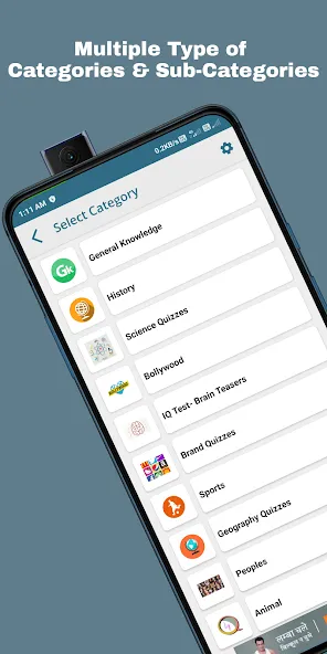 QuizOn- All GK Trivia Quiz App (КвизОн) [МОД: Меню, Бесконечные монеты и Открытые уровни] Screenshot 3
