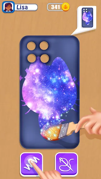 Phone Case DIY Mobile Games [МОД: Много монет, Открытые уровни и Мега MOD] Screenshot 2