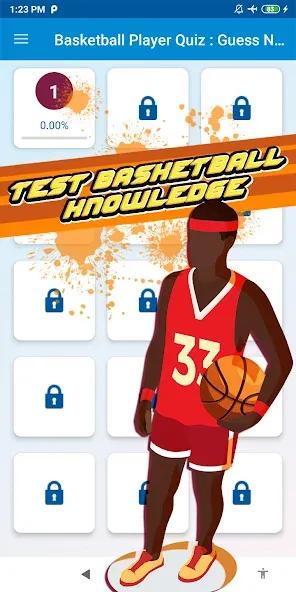 basketball player quiz [МОД: Меню, Бесконечные монеты и Открытые уровни] Screenshot 2