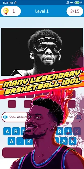 basketball player quiz [МОД: Меню, Бесконечные монеты и Открытые уровни] Screenshot 4