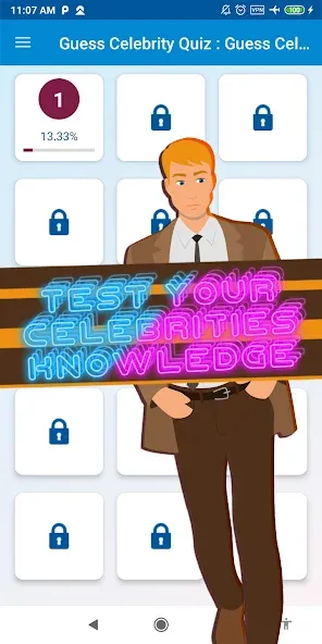 guess celebrity [МОД: Меню, Бесконечные монеты и Открытые уровни] Screenshot 2