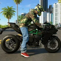 Скачать Kawasaki Ninja H2r Games 3D (Кавасаки Ниндзя 2р Игры 3D) [МОД: Деньги, Монеты и Меню MOD] | Взлом Kawasaki Ninja H2r Games 3D на Андроид